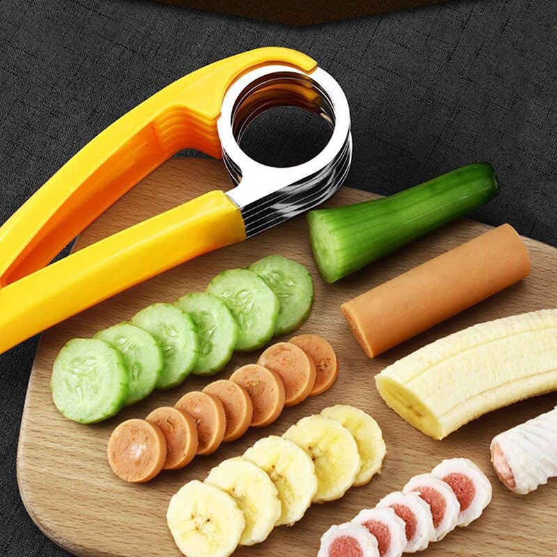 Banana ham fruit ultra-thin manual creative multi-function cutter melon cutting artifact kitchen special tool