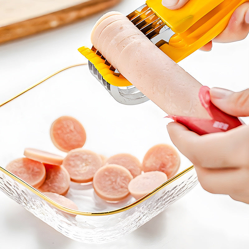 Banana ham fruit ultra-thin manual creative multi-function cutter melon cutting artifact kitchen special tool