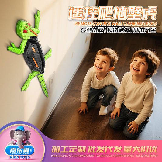Cross-border Amazon Electric Remote Control Lizard Climbing Wall Climbing Gecko Chameleon Spider Animal Kids Toys Wholesale