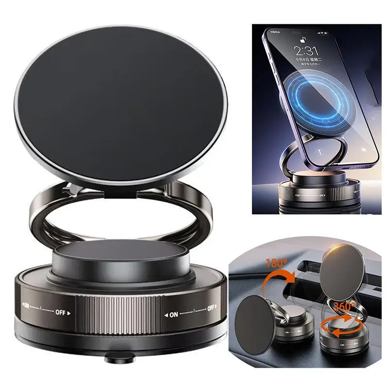 Support Téléphone Tendance à Ventouse 360° – Rotatif, Pliable et Ultra-Puissant