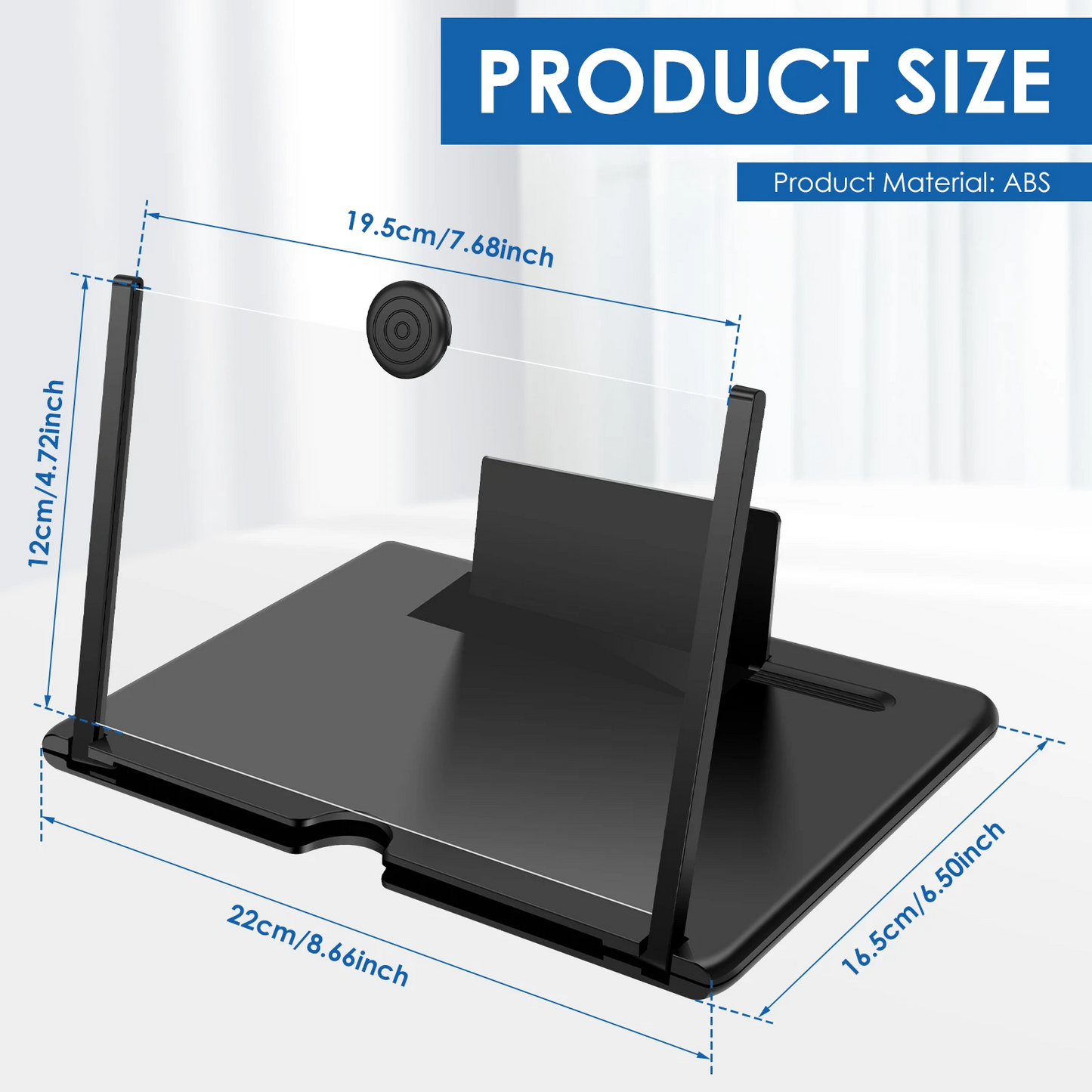 Amplificateur D'Écran Pour Téléphone Portable 3D HD Extensible Et Pliable Pour Cinéma Mobile Et Voyageurs