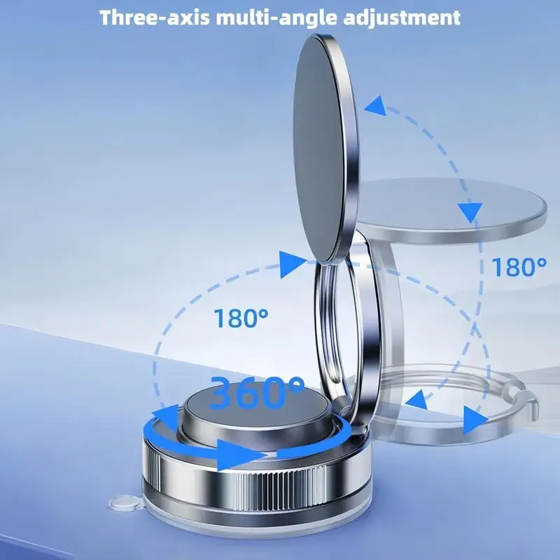 Support Téléphone Tendance à Ventouse 360° – Rotatif, Pliable et Ultra-Puissant